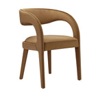 Modway - Pinnacle Performance Velvet Chaise à manger Ensemble de 2 - Brown-Capacité de poids : 330 lb.