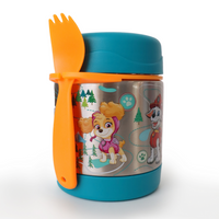 Danawares - Boîte repas isotherme Nickelodeon La Pat' Patrouille avec cuillère-fourchette - 300 ml-Design compact : sa contenance de 300 ml est parfaite pour les en-cas, les accompagnements ou les petits repas - idéal pour l'école, le travail ou les voyages