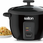 Salton - cocotte à riz automatique et étuveuse - 10 tasses-Touche unique - riz léger parfait, cuit facilement 