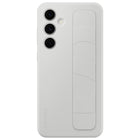 Samsung - Étui de téléphone à poignée debout pour Galaxy S24 FE - Gris-Variation de couleurs tendance, coordination des couleurs à deux tons