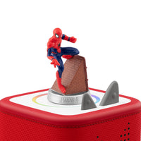 tonies - Marvel Spider-Man figurine Tonie (Anglais)-Liste des titres (en anglais) : 1. Spider-Man: The Story of Spider-Man 2. Spider-Man: Shock and Awe 3. Spider-Man: Attack of the Portal Crashers Durée totale : env. 56 minutes