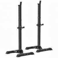 Soozier - Support de squat stable et réglable Power, noir-Deux supports dans un ensemble 