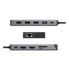 ALOGIC - Station d'accueil universelle triple écran DV3-Plus d'écrans, moins de basculement. La station d'accueil USB-C DV3 pour ordinateurs portables ou de bureau prend en charge les écrans Full HD (à 60 Hz)* sur jusqu'à 3 moniteurs simultanément. Avec un tel espace, vous disposez d'une configuration idéale pour le multitâche : tous vos documents, feuilles de calcul, onglets de recherche, e-mails, conversations, tout en restant dans une fenêtre Instagram originale.