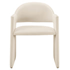 Modway - Talia Performance Velvet Fauteuil à manger - Alabaste-8