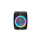 Philips - Haut-parleur de fête Bluetooth TAX3000-Bluetooth 6.0 - Diffusez vos listes de lecture, branchez une clé USB ou connectez vos platines DJ ou votre lecteur CD via l’entrée audio. Si vous diffusez de la musique en continu, Bluetooth 6.0 vous offre une connexion plus rapide et plus stable pour une meilleure qualité sonore sans baisse de performance. Il vous donne aussi une portée plus étendue, afin que vous puissiez contrôler vos listes de lecture de pratiquement n’importe où dans la fête.