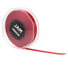 JAM Paper - Ruban de satin double face - 3/8" de large x 25 m - Rouge-Taille : 0,375 po x 25 mètres