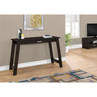 Monarch Specialties - 7190 Bureau 42 po - Espresso Avec Tiroir De Rangement-Il comprend un bureau spacieux de 42 pouces de long et un tiroir de rangement fermé pratique doté d'une poignée argentée élégante.