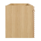 Modway - Render 48" Armoire de lavabo compatible avec un seul lavabo (non inclus) - Chêne-Bassin d’évier non inclus