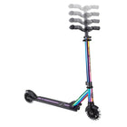 Globber - Trottinette Flow Elements avec Lumières – Neochrome-Frein arrière en aluminium long pour une efficacité de décélération et une longévité accrue des roues
