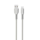 Câble Lightning Basic Tech de 3 pi - Gris-Tressé pour plus de durabilité