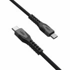 UAG - Câble Charge/Sync Robuste Kevlar USB-C USB-C 5p, Noir/Gris-5 pieds. (1,5 m) Longueur