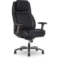 La-Z-Boy - Fauteuil de direction de massage Channing - noir-Fonctions intégrées de massage lombaire par vibrations et de diffusion de chaleur apaisante