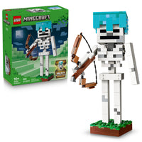 LEGO - Minecraft Le Squelette-Mettez l'un des personnages les plus emblématiques de Minecraft, Le Squelette, entre les mains des enfants