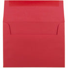 JAM Paper - Enveloppes d'invitation colorées A6 - 4 3/4 x 6 1/2 - rouge recyclé - Paquet de 100-La couleur rouge
