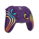 Turtle Beach - Manette de gaming RGB sans fil Afterglow Wave pour Nintendo Switch 2 - Violet-Huit zones RGB avec quatre modes prédéfinis pour des combinaisons d'éclairage dynamiques 