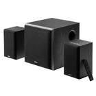 Edifier - M601DB Haut-parleur Bluetooth multimédia avec caisson de basses sans fil - Noir-Deux haut-parleurs d'étagère à gamme complète avec un caisson de basses sans fil créent une scène sonore très large et complète