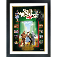Wizard of Oz collage - Impression encadree - 27" x 35"-Impression d'art de haute qualité avec passe-partout et encadrement professionnel