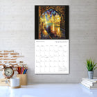 Sellers Publishing Inc. - Calendrier mural 2026 - Impressions of Light - Anglais-Comprend les phases lunaires et tous les principaux jours fériés des États-Unis, du Canada, du Royaume-Uni, de l'Australie et de la Nouvelle-Zélande
