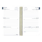 Blueline - 2025-2026 agenda académique hebdomadaire/mensuel - 8 po x 5 po - Collection Botanique - Bilingue-Espace pour les notes sur chaque page double