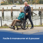 Journey - So Lite C2 Fauteuil roulant ultra léger - noir-Les accoudoirs rembourrés aident à réduire la fatigue et améliorent le confort en position assise