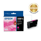 Epson - T220 Cartouche d'encre - Grande capacité - Magenta-Manipulation sans souci - impressions résistantes au maculage, à la décolouration et à l’eau