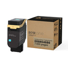 Ecotone Xerox 006R04686 Cartouche de toner remanufacturée - Rendement élevé - Cyan-Rendement fiable comparable aux spécifications du fabricant pour les impressions professionnelles