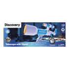 Discovery - Télescope avec trépied-Observez les étoiles lointaines, les planètes et les cratères lunaires grâce aux lentilles de grossissement de 18x et 60x