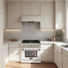 Kucht - 30 po Série KNG Cuisinière Pro Style au gaz naturel - Acier inoxydable/Blanc-Porte de four interchangeable disponible en neuf couleurs