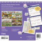 MotherWord - Calendrier mural mensuel 2025-2026 à onglets - 11 po H x 12 po l - anglais-Chaque page couleur est remplie d'illustrations de l'artiste canadien Scott Lucescu