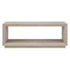 Hudson&Canal - Table basse rectangulaire Tannen 48" L - Blanc aulne-La table est fabriquée à partir de matériaux MDF de haute qualité et durables