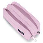 Jansport - Grand Étui Pour Accessoires - 1,3 L - Rose Glacé Léger-Cet étui à deux compartiments pour accessoires est idéal pour transporter stylos et crayons d'un côté et cordons d'alimentation de l'autre