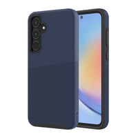 AXS - PROTech Plus étui mince anti-choc avec double couche pour Samsung Galaxy A35 - Bleu Astral-Résistant aux chutes jusqu’a 10 pieds