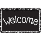Ashley Productions - The Original Fun Mat - Tapis de Bienvenue - 18" x 30" - Composition Noire de Bienvenue-Mesures et design : Le paillasson de bienvenue en composition noire mesure 18 po x 30 po.