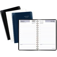 AT-A-GLANCE - Carnet de rendez-vous scolaire de bureau quotidien 2024-2025 - 4 7/8 po x 8 po - assorties - bilingue-12 mois : juillet 2024 - juin 2025