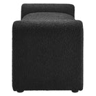 Modway - Waverly Tissu Boucle Banc - Noir-Livré entièrement assemblé