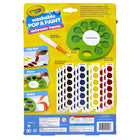 Crayola - Peinture pop lavable aquarelle walette-ENSEMBLE DE PEINTURE AQUARELLE : Comprend 96 éclats de peinture jetables, un pinceau à eau rechargeable, une éponge de nettoyage et une palette de peinture réutilisable.