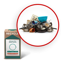 TerraCycle - Matériel pour cuisine - Zero Waste Box - 10 x 10 x 18 - Petite-Veuillez nous envoyer tout appareil non électronique utilisé pour conserver, préparer ou servir les aliments.
