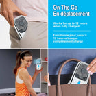 Arctic Air - Petit ventilateur portable de poche avec 3 vitesses réglables-Ventilateur portable et rechargeable: refroidissement à un bouton partout design sans fil silencieux avec réservoir d’eau facile à remplir et 7 options led changeantes