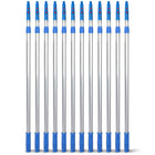 Gritt Commercial - Manche télescopique de 6 pi - Aluminium, ajustable - longueur de 3,5 à 6 pi - Lot de 12-Fonction polyvalente avec une longueur ajustable de 3,5 à 6 pi