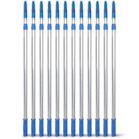 Gritt Commercial - Manche télescopique de 6 pi - Aluminium, ajustable - longueur de 3,5 à 6 pi - Lot de 12-Fonction polyvalente avec une longueur ajustable de 3,5 à 6 pi