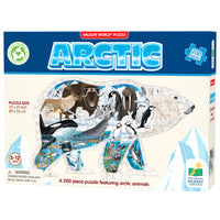 University Games - The Learning Journey Wildlife World: Arctic - Arctic Animal Recognition Puzzle For Kids - Interactive Animal Puzzle For Preschoolers-Développe les compétences tactiles, motrices, de réflexion et d’apprentissage