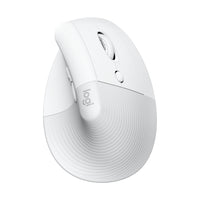 Logitech - Lift Souris Ergonomique Verticale - Blanc-Prenez de la hauteur : Lorsque la vie de bureau vous déprime, relevez la tête avec la souris ergonomique verticale Logitech Lift, qui convient idéalement aux droitiers aux petites et moyennes mains
