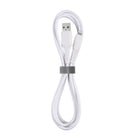 Basic Tech - Câble Lightning Tressé de 6 pi - Blanc-Tressé pour plus de durabilité