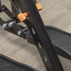 Soozier - Appareil De Fitness Gazelle Glider Air Walker Vélo Elliptique Avec Quatre Niveaux De Résistance-Deux roues incluses pour un déplacement facile  