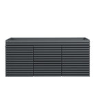 Modway - Render 48" Meuble de toilette de salle de bain compatible double lavabo (non inclus) - Gris-9