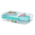 Sistema - Boîte bento à emporter To Go - 1,43 L - bleue sarcelle-Préparez un déjeuner savoureux et varié avec le Sistema Bento Create, doté de séparateurs amovibles offrant plus de 25 options de présentation