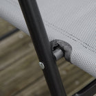 Outsunny - Ensemble bistro de patio pliant avec chaises et table ronde-Idéal pour le jardin, le patio, le jardin, la terrasse, la cour et le balcon