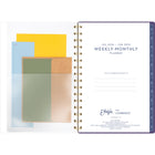 Cambridge - Agenda hebdomadaire/mensuel traits sombres EttaVee 2024-2025 - 5 1/2 po x 8 1/2 po - multicolore - anglais-Anglais