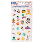 Merangue - Pack d'autocollants - OVNI spatial - 184 autocollants/paquet-Comprend 8 feuilles d'autocollants OVNI spatiaux (184 autocollants/paquet)