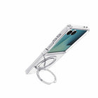 Avana - Étui Tootsie Stand avec Magnets pour Samsung Galaxy Z Flip8 - Glacier-Le couvercle transparent laisse apparaître la couleur de l'emplacement de la caméra